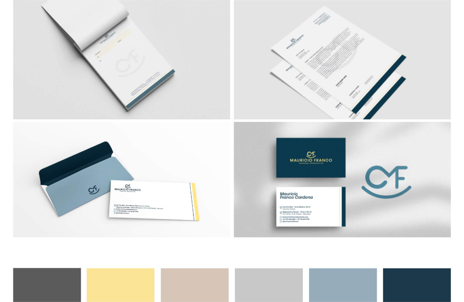 Diseño Manual de Marca Mauricio Franco