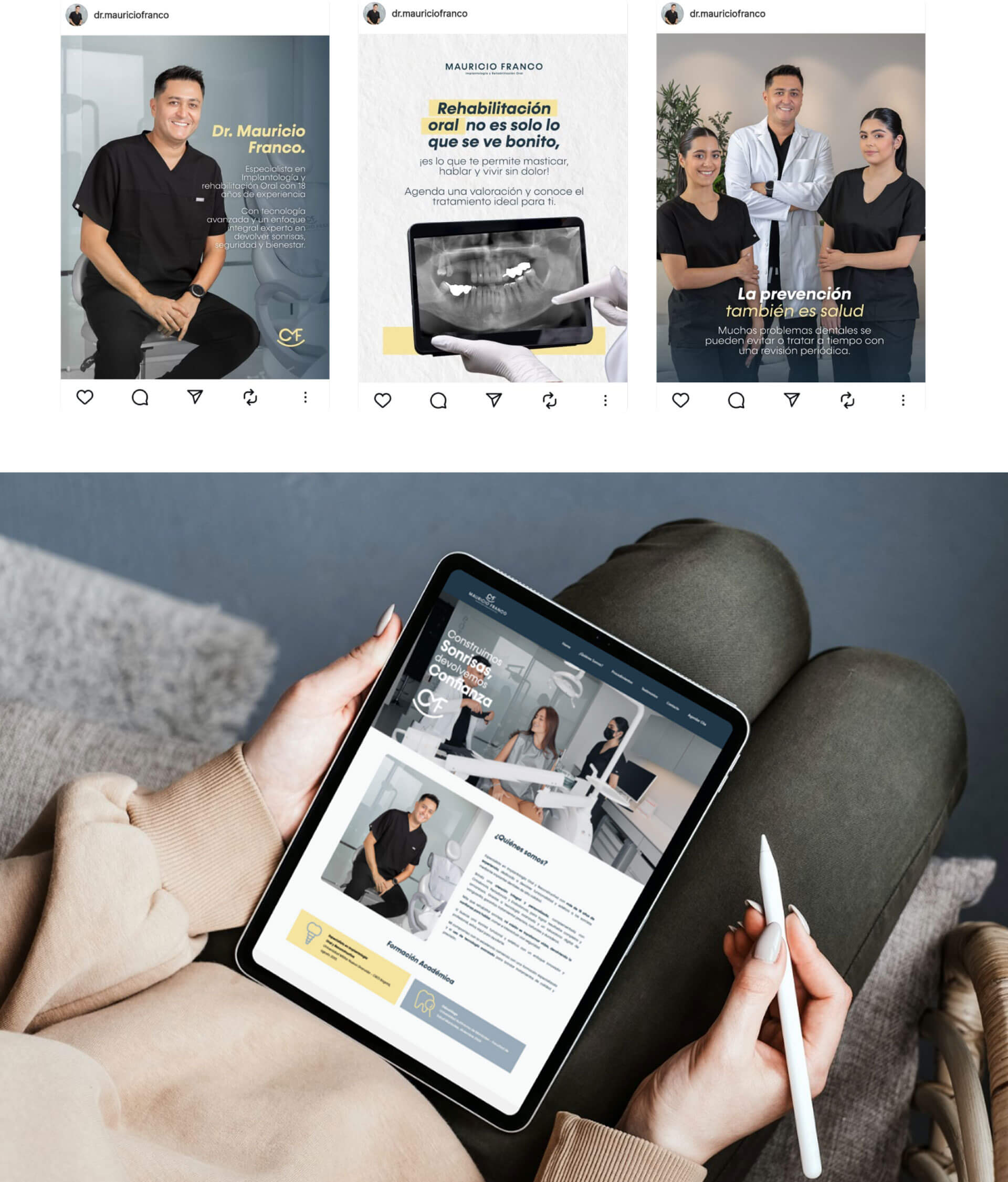 Diseño web Doctor Mauricio Franco