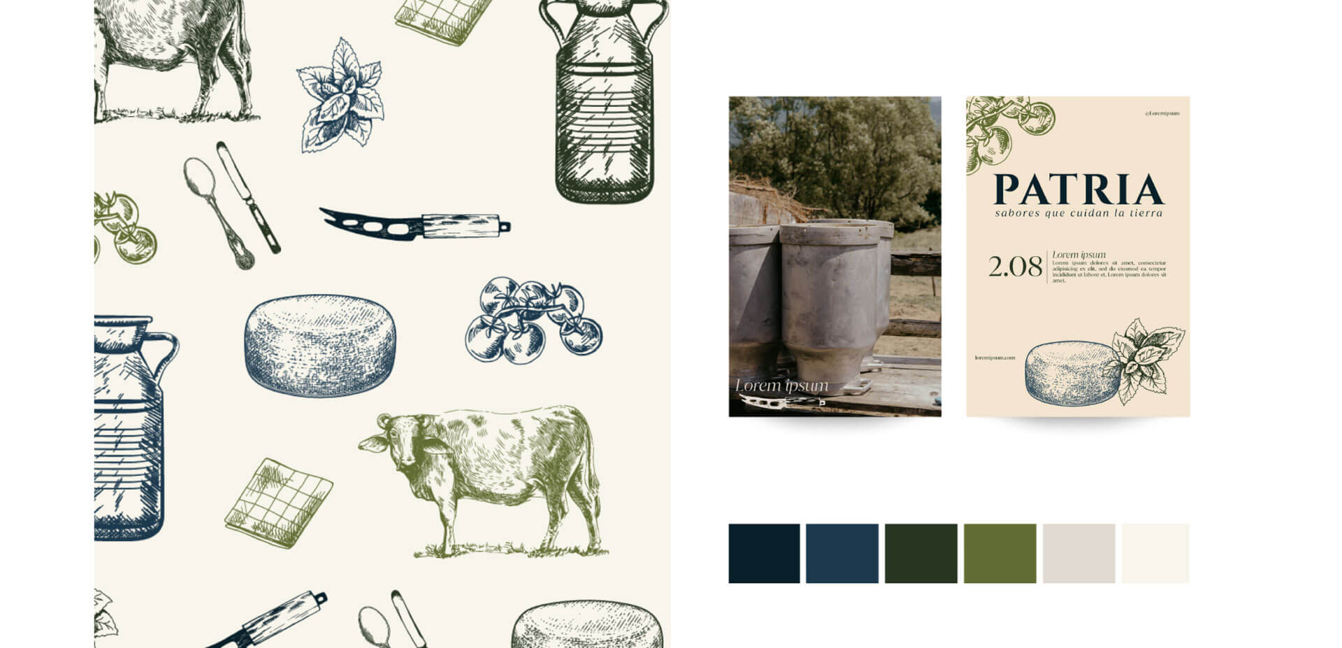 Diseño de Marca para la Patria Lacteos